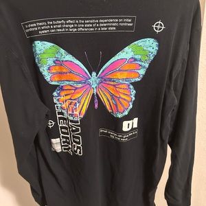 Men’s PacSun butterfly, long sleeve (Large)